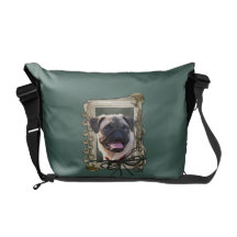 Fathers Day - Stone Paws - Pug Messenger Bag