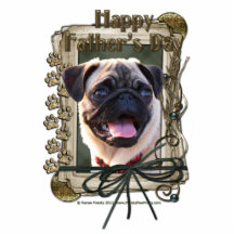 Fathers Day - Stone Paws - Pug Photo Cutout