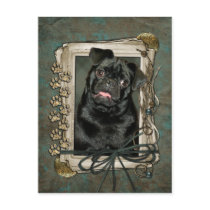 Fathers Day - Stone Paws - Pug - Ruffy