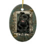 Fathers Day - Stone Paws - Pug - Ruffy Christmas Ornament