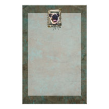 Fathers Day - Stone Paws - Pug Stationery Design