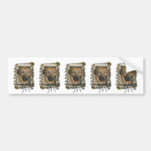 Fathers Day - Stone Paws - Rhodesian Ridgeback Bumper Stickers