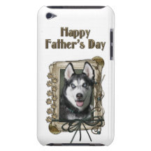 Fathers Day - Stone Paws - Siberian Husky iPod Touch Case