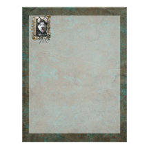 Fathers Day - Stone Paws - Siberian Husky Letterhead Design