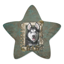Fathers Day - Stone Paws - Siberian Husky