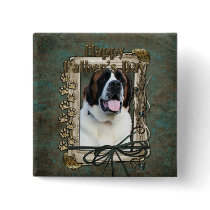 Fathers Day - Stone Paws - St Bernard - Mae