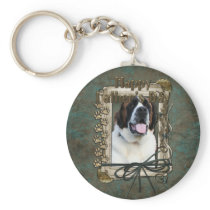 Fathers Day - Stone Paws - St Bernard - Mae
