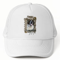 Fathers Day - Stone Paws - St Bernard - Mae