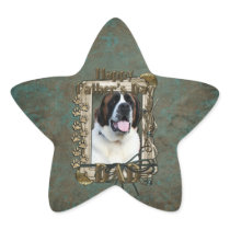 Fathers Day - Stone Paws - St Bernard - Mae