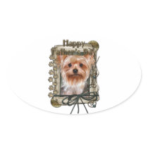 Fathers Day - Stone Paws - Yorkshire Terrier