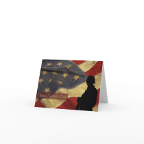 Father's Day Vintage Military Card