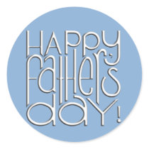 Fathers Day white Sticker