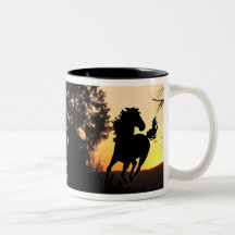 Father's Day Wild Horse Sunset Mug