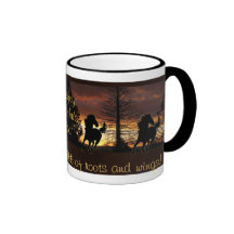 Father's Day Wild Horse Sunset Mug