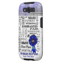 Fathers Day Word Collage Version 2 Galaxy S3 Vibe casemate cases