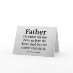 Father's Example Card