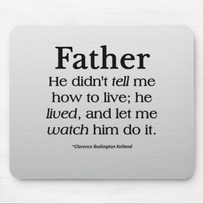 Father's Example Mouse Pad by inspiredbygenius
