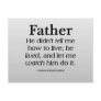 Father's Example Post Cards