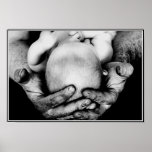 Father's Safe Protecting Hands Print