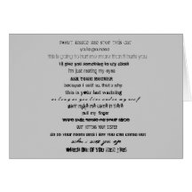 fathers say the darndest things greeting card
