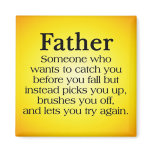 Father's Support Magnet