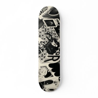 fatigue custom skate board by mcbess