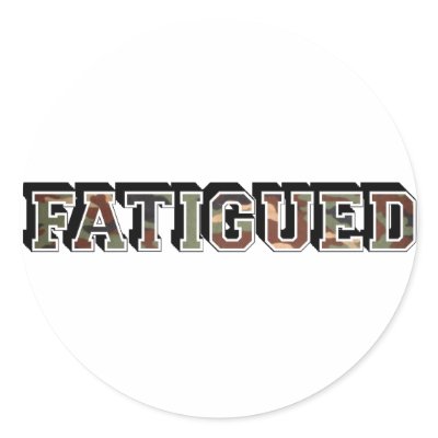 fatigues round stickers by glorydreamer