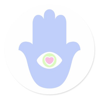 Fatima Eye Heart Hamsa by JaZilla