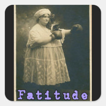 Fatitude! Stickers
