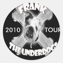 FATU 2010 TOUR BLACK ROUND STICKER
