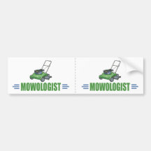 Fauchage humoristique de pelouse autocollants pour voiture