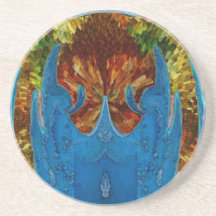 Faune exotique de Flora de mer profonde - imaginat Dessous De Verres