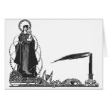 Faust 002 greeting card