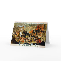 Faust 1887 - Greeting Card