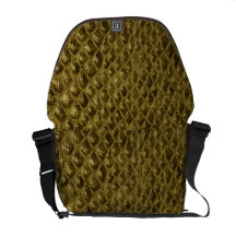 Faux Alligator Skin Designer Commuter Bags