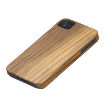 Faux Barn Wood iPhone 4 Case-Mate Barely There