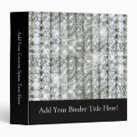 Faux Bling 3 Ring Binder