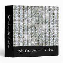 Faux Bling 3 Ring Binder