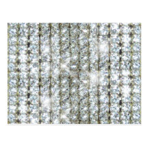 Faux Bling Post Card