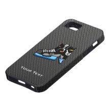 Faux Carbon Fibre Hockey Skates
