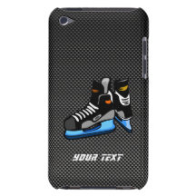Faux Carbon Fibre Hockey Skates iPod Touch Case