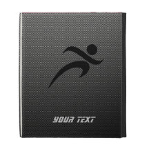 Faux Carbon Fibre; Running iPad Folio Cover
