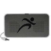 Faux Carbon Fibre; Running Mp3 Speakers