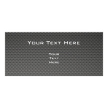 Faux Carbon Fibre; Running Rack Card Template