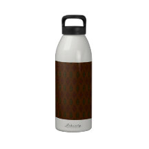 Faux Carved Diamonds Water Bottle