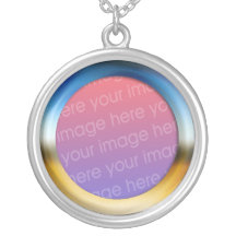 faux chrome photo frame custom jewelry