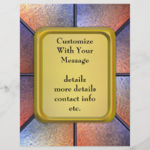 Faux Cloisonne Flyer Design