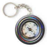 Faux Compass Keychain