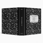 Faux Composition Book 3-ring Binder binders