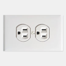 Faux débouché électrique adhésif